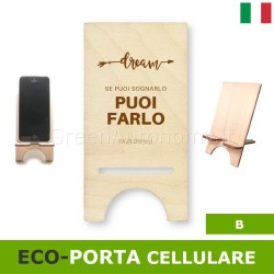 Eco-porta cellulare ecologico in legno per ufficio