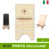 Eco-porta cellulare ecologico con frase per ufficio