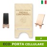 Porta-smartphone ecologico con frase simpatica idea regalo per lui-lei
