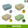 Eco-sapone naturale artigianale green 100 grammi made in Italy