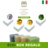 Idea regalo con saponi naturali miele-lavanda-calendula-aloe