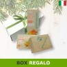 Box regalo crema mani calendula-aloe e sapone calendula. Idea regalo di natale ecobio