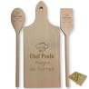 Box regalo originale per la cucina con tagliere e mestoli personalizzati