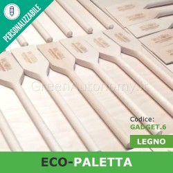 paletta di legno personalizzata per gadget aziendale