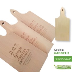 Gadget tagliere di legno da personalizzare per regalo maestra