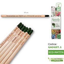 gadget aziendale eco-sostenibile matite piantabili da personalizzare