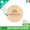 Eco-sottobicchiere sottobottiglia da personalizzare per gadget-regalo