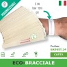 Eco-bracciale in carta da piantare gadget per eco-eventi
