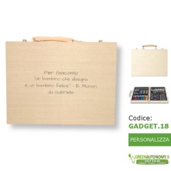Valigetta colori personalizzata per idea regalo gadget