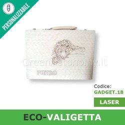 Gadget valigetta colori kit da disegno per eventi personalizzabile con incisione laser