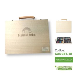 Valigetta set colori personalizzata per idea regalo gadget