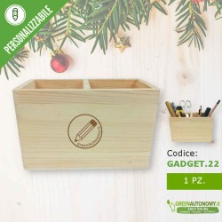 Porta penne organizer da scrivania personalizzato per gadget regalo di Natale