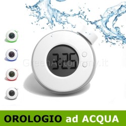 Orologio nero gadget ad acqua