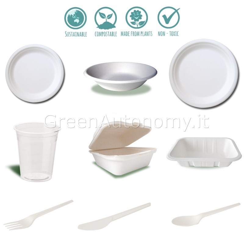 Kit campioni gratis eco-stoviglie compostabili