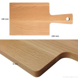 dimensioni tagliere personalizzato in legno FSC regalo originale di natale