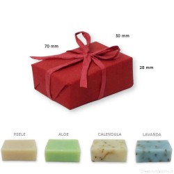 Saponetta artigianale made in italy regalo di Natale per amiche
