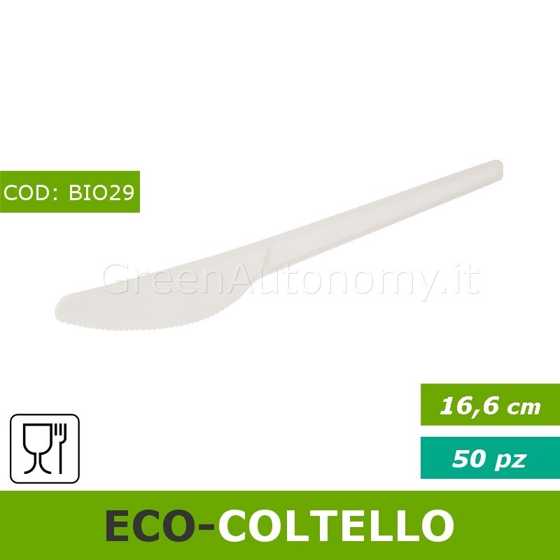 Eco-coltello bio CPLA monouso compostabile