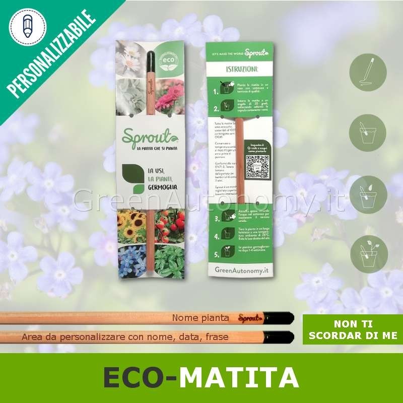 Sprout Non ti scordar di mè eco-matita che si pianta